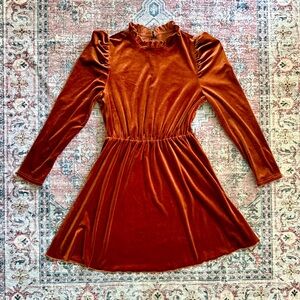 Elegant Rust Women’s Dress